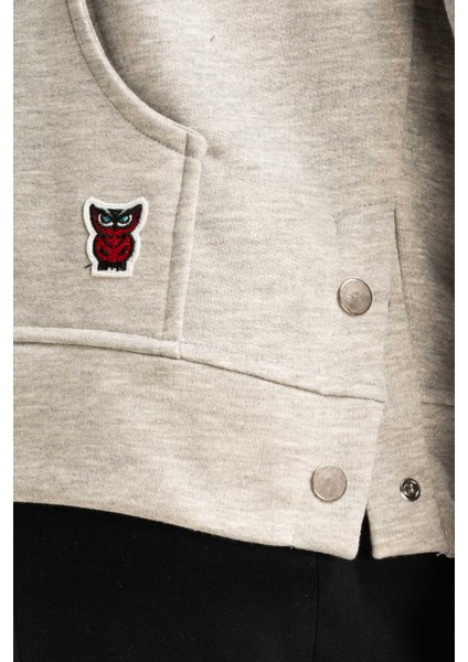 Çıt Çıt Detaylı Kapüşonlu Erkek Sweatshirt indirimleri
