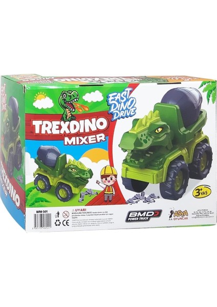 Trexdino Mixer Oyuncak Sürtmeli Dinozor Mikser