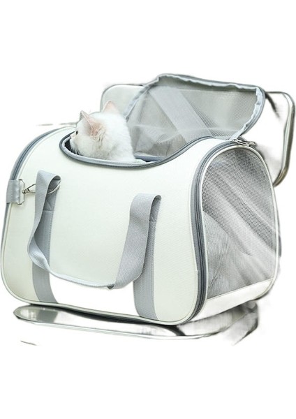 Kedi Köpek Kedi Evcil Hayvan Taşıma Nefes Alabilir Anti-Stres Taşınabilir Haberci Kedi Kutusu (Yurt Dışından) modelleri