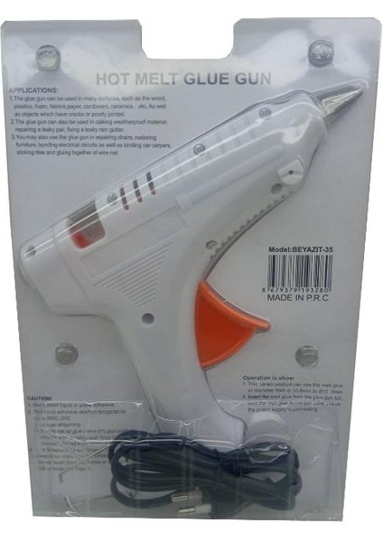 Glue Gun Anahtarlı Sıcak Slikon Tabancası 100W