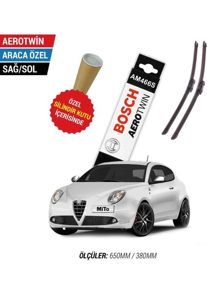 Alfa Romeo Mito Silecek (2008-2016) Bosch Aerotwin (AM466S)