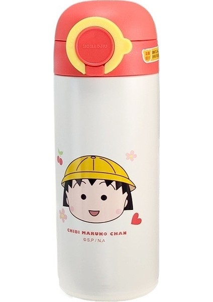 Karikatür Sevimli Paslanmaz Çelik Taşınabilir Pipetli Bardak (Yurt Dışından)