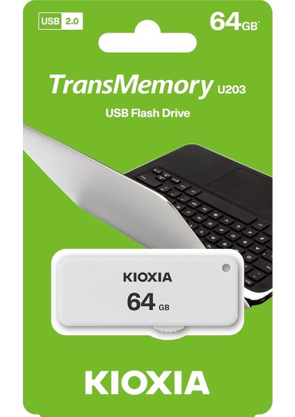 Flash Sürücü 64 GB Usb2.0 Kioxia Transmemory U203