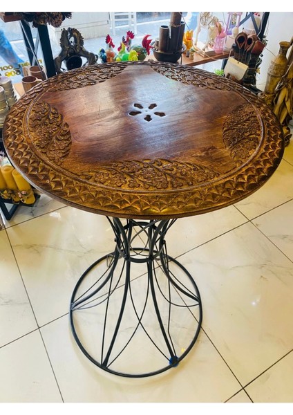 Masa Ferforje El Işi Ahşap Masa Bar Masası fırsatları