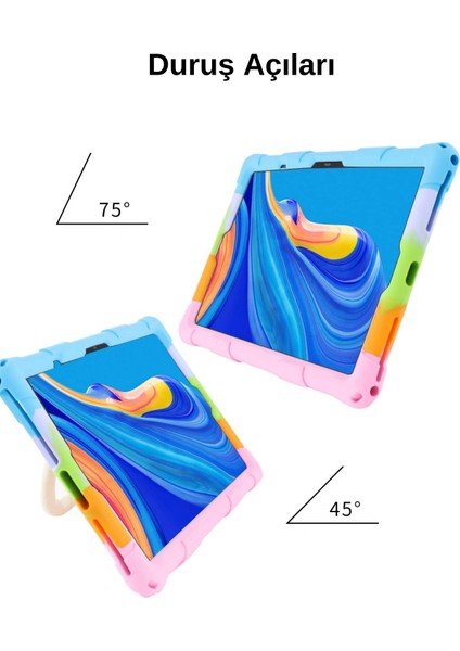 Samsung Galaxy Tab A9 8.7 Inç Uyumlu Patpat Standlı Tablet Silikon fırsatları