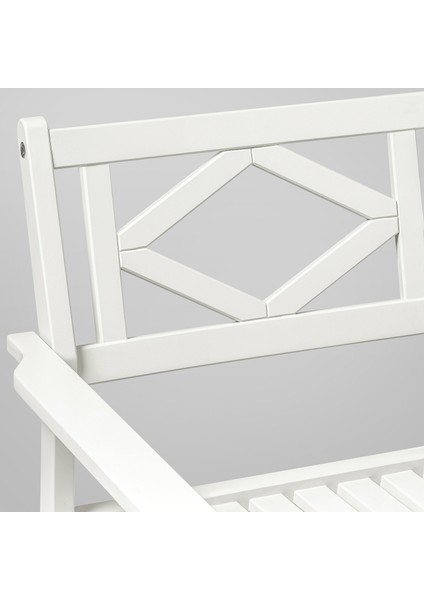 Kolçaklı Sandalye, Beyaz-Bej, Mindersiz fırsatları