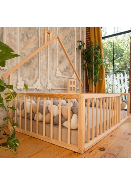 Montessori Ahşap Karyola - Montessori Yatak - Montessori Karyola Opmont-16 modelleri