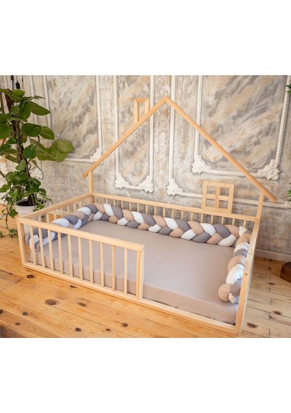 Montessori Ahşap Karyola - Montessori Yatak - Montessori Karyola Opmont-16 indirimleri