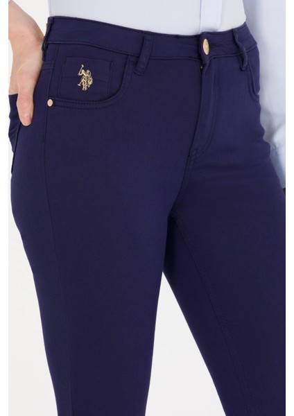 U.S. Polo Assn. Kadın Lacivert Pantolon (Kanvas-Chino) 50266061-VR033