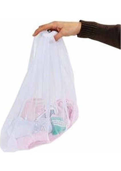 Bebek Çamaşır Yıkama Torbası 46X36 cm 1 Adet Beyaz modelleri