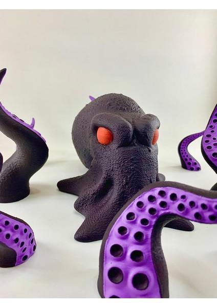 3D Modern Ahtapot Duvar Askılığı,kulaklık Satandı