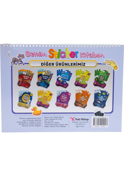 Tekrar Kullanılabilen Sticker Kitabım