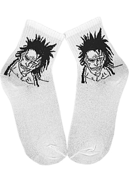 Unisex My Hero Kenpachi Zaraki Anime Boy Kolej Çorap