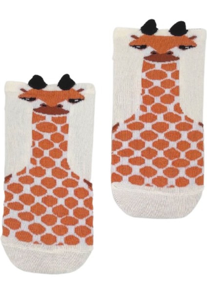 Unisex Happy Giraffe Renkli Patik Çorap fiyatları