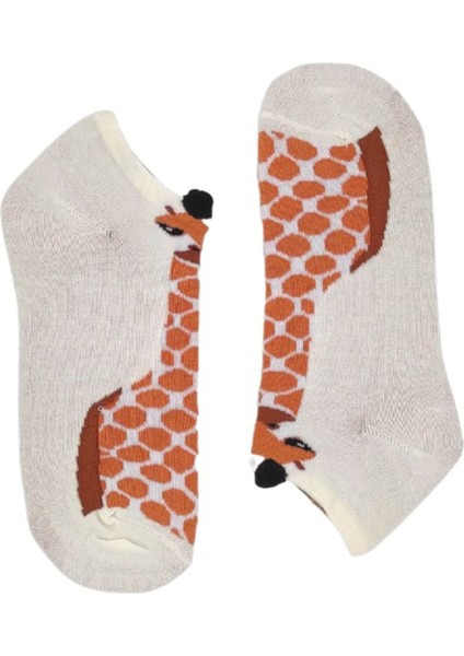 Unisex Happy Giraffe Renkli Patik Çorap modelleri