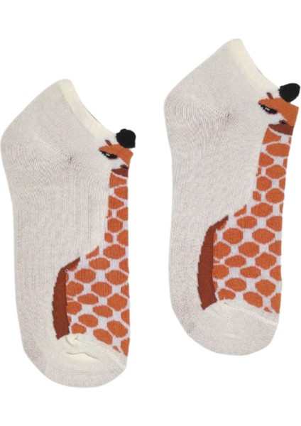 Unisex Happy Giraffe Renkli Patik Çorap fırsatları