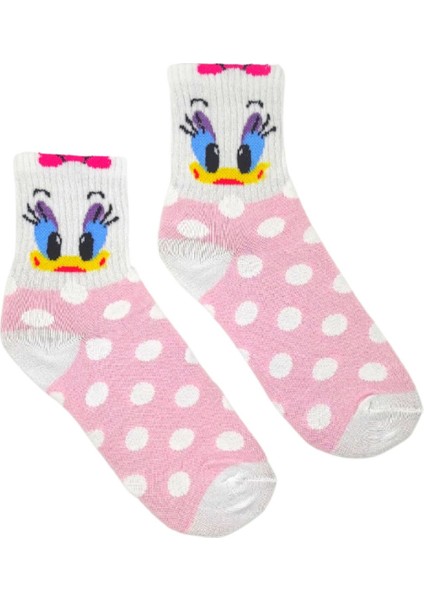 Unisex Daisy Duck Kolej Çorap