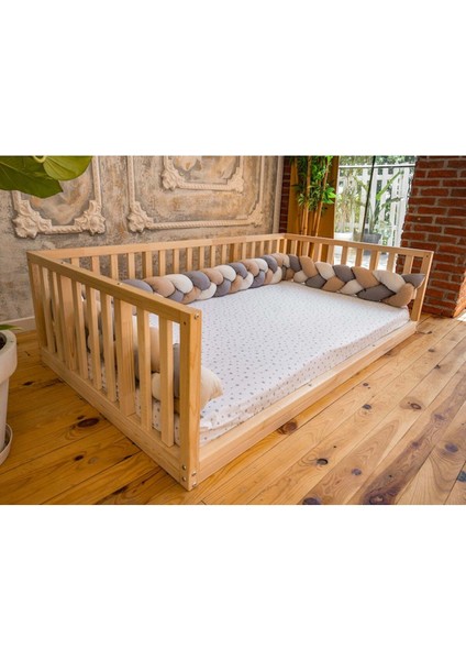 Montessori Ahşap Karyola - Montessori Karyola - Montessori Yatak - Opmont-23 fırsatları