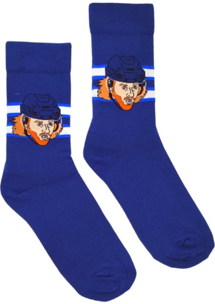 Ithal Özel Seri Unisex Major League Socks Kyle Connor Renkli Soket Çorap