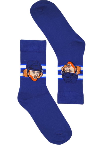 Ithal Özel Seri Unisex Major League Socks Kyle Connor Renkli Soket Çorap