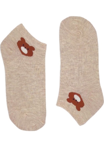 Unisex Happy Bear Renkli Patik Çorap fiyatları