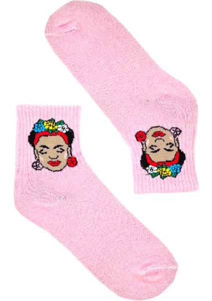 Unisex Pink Icon Kolej Çorap fiyatları