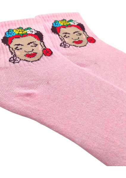 Unisex Pink Icon Kolej Çorap modelleri