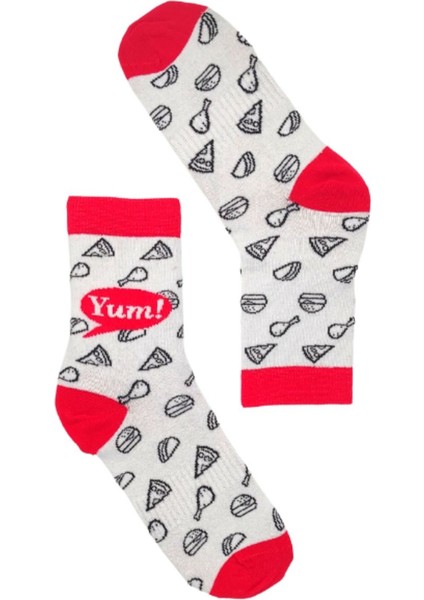 Happy Socks Ithal Özel Seri Unisex Happy Yummy Renkli Soket Çorap