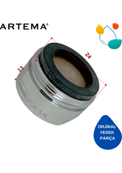 A3318801YP Artema M24X1 Honeycomb Ssr 5 Lt / Min Perlatör