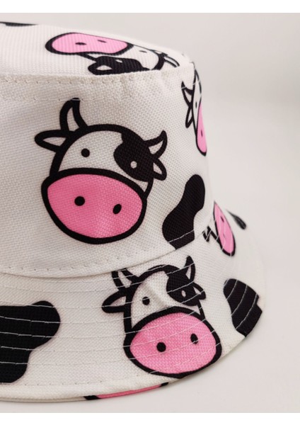Quality Fashion Happy Cow Terletmez Bucket Kova Şapka fiyatları