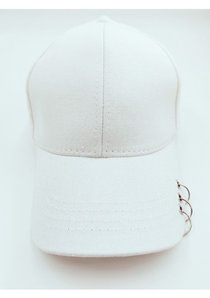 Best Quality 3 Halkalı Beyaz Renk Piercing Şapka fiyatları