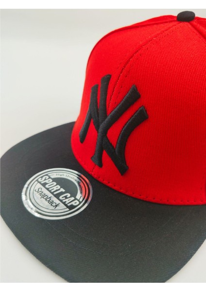 Kırmızı Siyah Şapka Hip Hop Hat Snapback New York Yankees Sport Cap Şapka modelleri