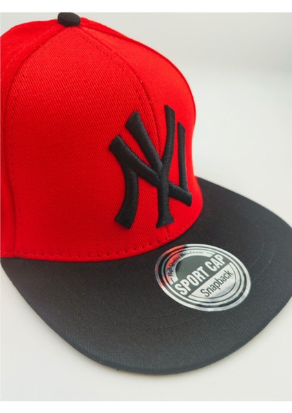 Kırmızı Siyah Şapka Hip Hop Hat Snapback New York Yankees Sport Cap Şapka indirimleri