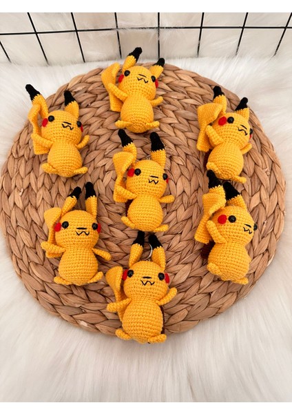 Pikachu El Örgüsü Amigurumi (Saglıklıörgü)