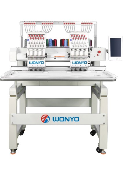 WYQ1202 2 Kafa 12 Iğne Nakış Makinesi (40CM x 50CM Işleme Alanı) fiyatları