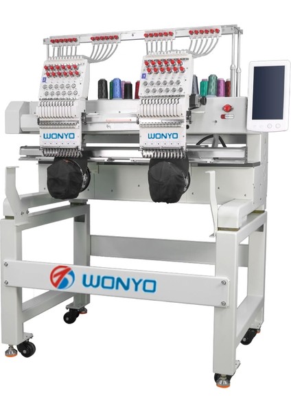 WYQ1202 2 Kafa 12 Iğne Nakış Makinesi (40CM x 50CM Işleme Alanı) modelleri