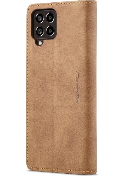 Samsung Galaxy M33 5g Için Flip Case Vintage Pu Deri Cüzdan Flip Folio (Yurt Dışından)