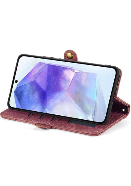 Samsung Galaxy Galaxy 5g Için Flip Case Basit Iş Deri Kılıf Flip (Yurt Dışından) indirimleri