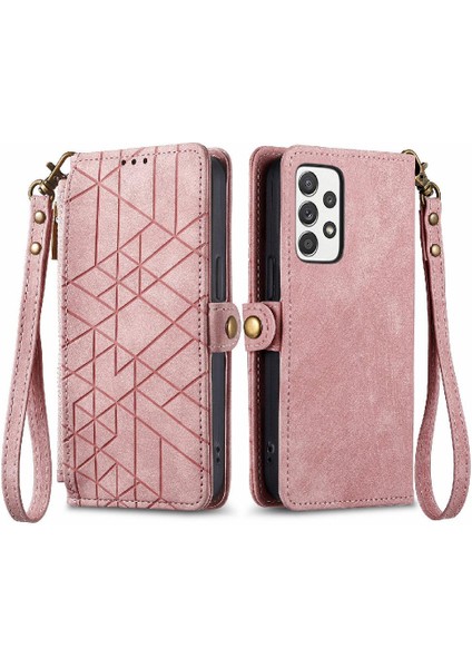 Samsung Galaxy Için Flip Case A53 5g Deri Kılıf Cüzdan Basit Iş (Yurt Dışından) modelleri