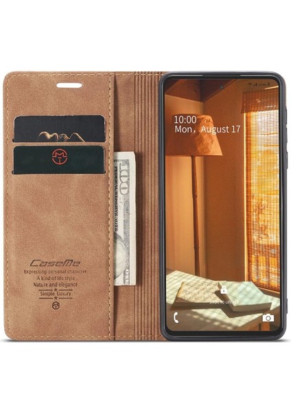 Samsung Galaxy A73 5g Için Flip Case Vintage Pu Deri Cüzdan Manyetik (Yurt Dışından) modelleri