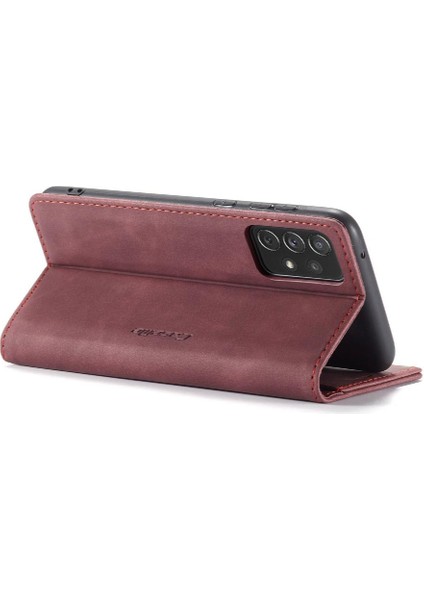 Samsung Galaxy A73 5g Için Flip Case Vintage Pu Deri Cüzdan Manyetik (Yurt Dışından) fiyatları