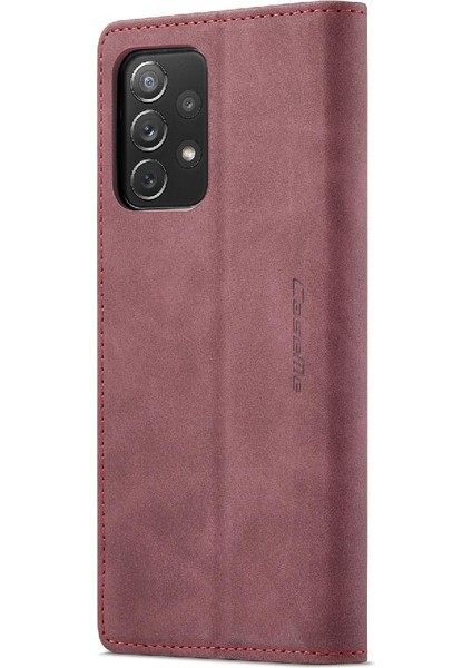 Samsung Galaxy A73 5g Için Flip Case Vintage Pu Deri Cüzdan Manyetik (Yurt Dışından) modelleri