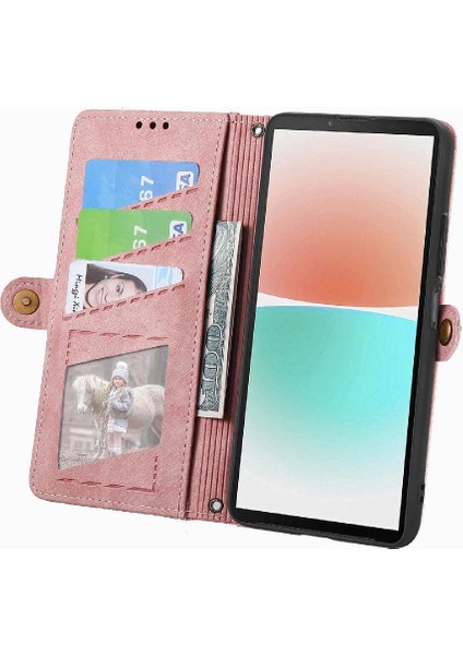Sony Xperia 10 Iv Için Flip Case Darbeye Deri Kılıf Basit Iş (Yurt Dışından) indirimleri