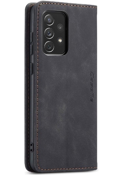 BDT Market Samsung Galaxy A73 5g Için Flip Case Vintage Pu Deri Cüzdan Manyetik (Yurt Dışından)