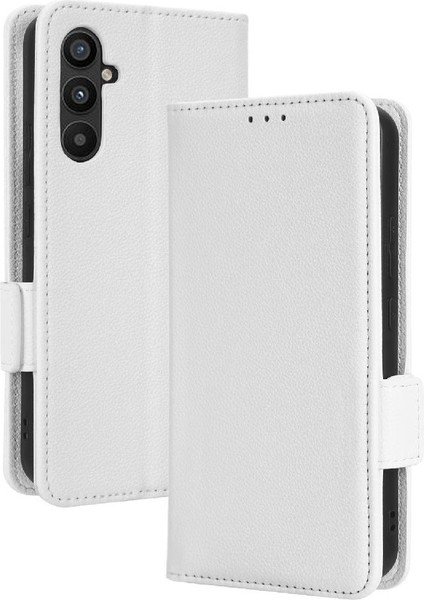 Samsung Galaxy M14 5g Için Kılıf Yan Toka Pu Deri Manyetik Cüzdan Kart (Yurt Dışından)