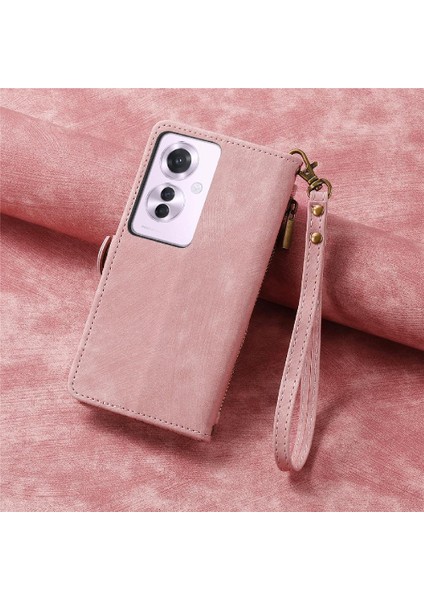 Oppo Oppo 11F 5g Için Flip Case Basit Iş Darbeye Deri Kılıf (Yurt Dışından) indirimleri