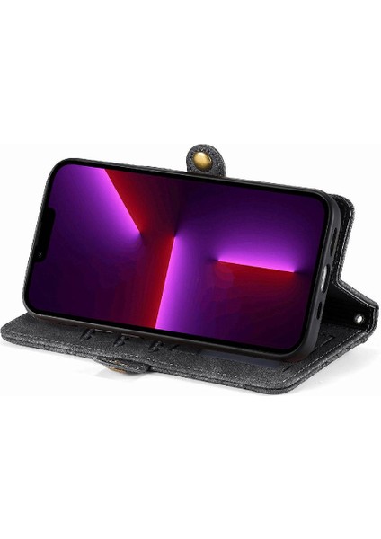 Iphone 13 Için Flip Case Pro Kapak Kapak Cüzdan Basit Iş Darbeye (Yurt Dışından) fırsatları