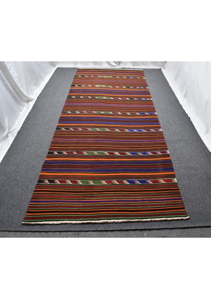 Yeni El Dokuma Seçkin Yekpare Büyük Yörük Yün Kilim 4926