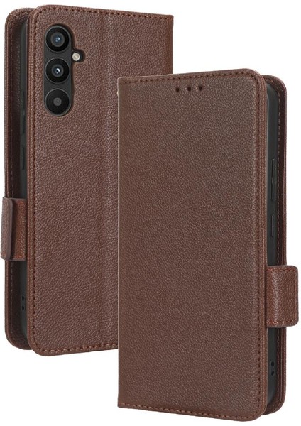 Samsung Galaxy M14 5g Için Kılıf Yan Toka Pu Deri Manyetik Cüzdan Kart (Yurt Dışından)