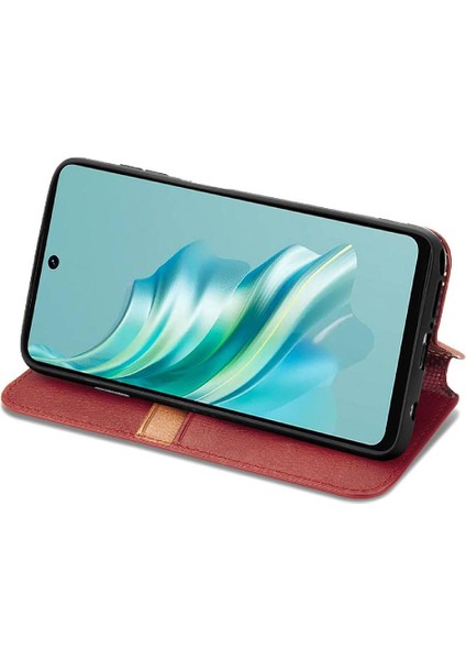 Tecno Spark 20 4g Deri Çanta Moda Tasarımı Zarif Iş Için Kılıf (Yurt Dışından)